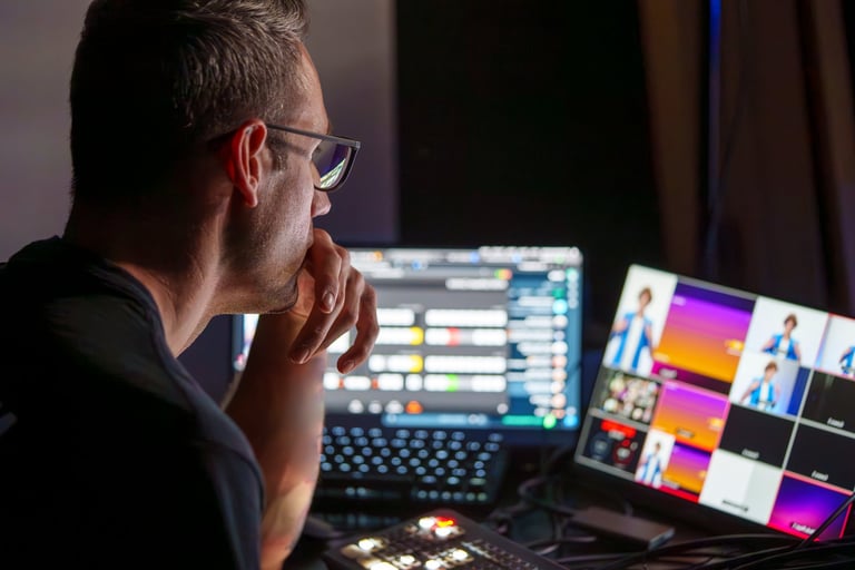 Crisis communications and media control room